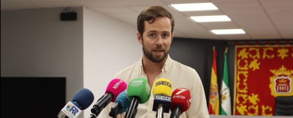 Ignacio Alonso en rueda de prensa // Ayuntamiento de Ronda