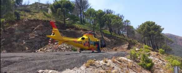 El herido tuvo que ser trasladado en helicóptero  // CharryTV