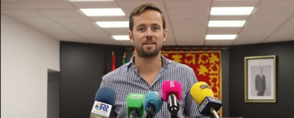 Ignacio Alonso en rueda de prensa // Ayuntamiento de Ronda