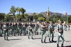 El acto concluyó con un desfile a pie por parte de las unidades participantes // Laura Caballero