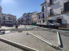 El escenario principal estará ubicado en la plaza de la Constitución.  // Paloma González 