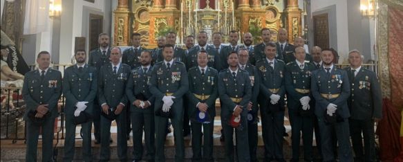 Representantes del puesto de Ronda en la Iglesia de Santa Cecilia.  // Radio Ronda