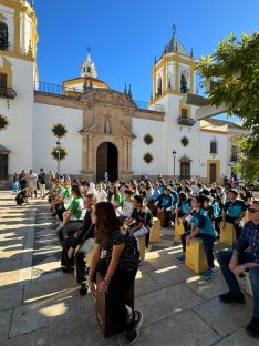 Un centenar de cajones se han instalado en la plaza del Socorro // Manolo Guerrero