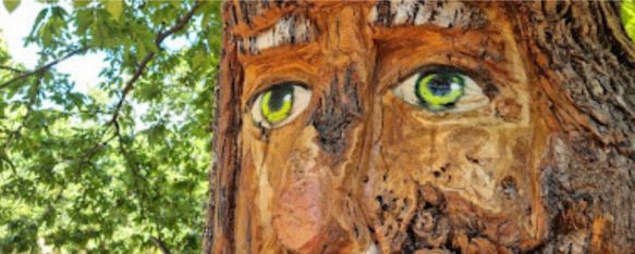 Se van a instalar más figuras en talla, como la que aparece en la imagen. // Diputación de Málaga Se van a instalar más figuras en talla, como la que aparece en la imagen. // Diputación de Málaga