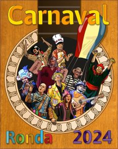 Cartel oficial del Carnaval de Ronda 2024.  // CharryTV