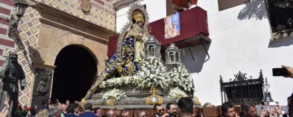 La Virgen de la Paz en su salida procesional del pasado mes de mayo // Laura Caballero