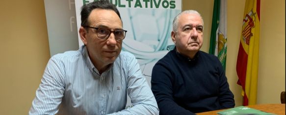 Antonio Martín y Cristóbal Avilés, representantes Sindicato Médico Andaluz // Nacho Garrido
