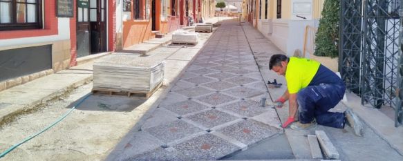 Las mejoras de saneamiento de la calle José Aparicio, al 80% de su ejecución