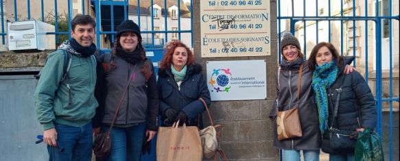 Un grupo de profesores que ha realizado su movilidad a Francia // CEP de Ronda