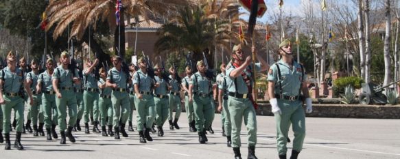 Imagen de la formación de Sábado Militar que tuvo lugar ayer en las instalaciones del IV Tercio. // CharryTV