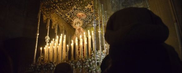 La Virgen de la Amargura en la Colegiata de Santa María La Mayor.  // Laura Caballero