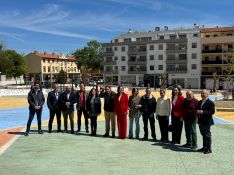 Miembros del equipo de Gobierno durante la apertura oficial al público de este nuevo espacio.  // CharryTV