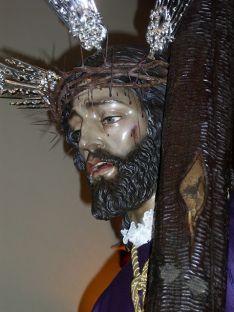 Imagen de Nuestro Señor del Perdón, obra del imaginero sevillano Luis Álvarez. // Pasión en Ronda