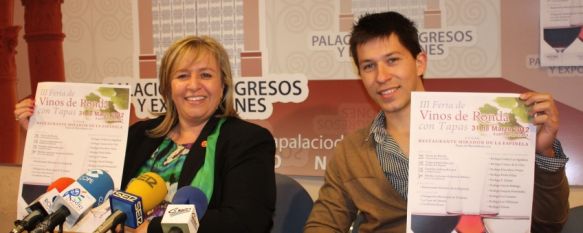 La delegación de Turismo presenta la III Feria de Vinos de Ronda con Tapas, Participarán diez bodegas de la ciudad, junto con otros establecimientos comerciales, 23 Mar 2012 - 18:48