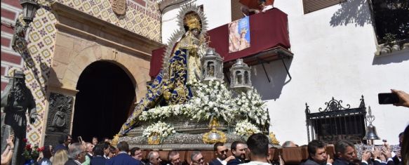 La Virgen de la Paz se prepara para procesionar el domingo