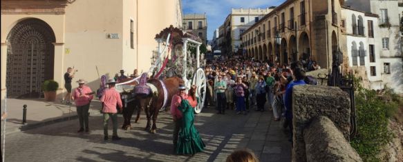 La Hermandad del Rocío comienza su peregrinación hacia la Aldea, Casi una quincena de carriolas realizarán el camino desde Ronda…, 13 May 2024 - 14:36