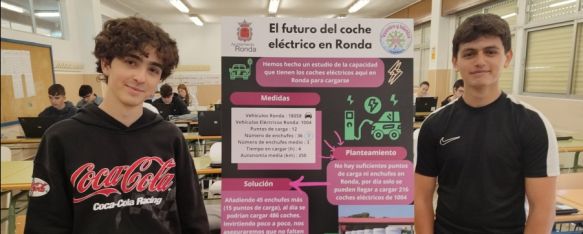 “Ronda necesita más puntos de carga para vehículos eléctricos”, Electrolineras es un proyecto de dos alumnos del IES Martín…, 23 May 2024 - 11:31