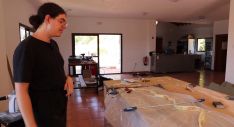 Hodei ya tiene en mente un nuevo proyecto con los que reutilizar los materiales sobrantes.  // CharryTV