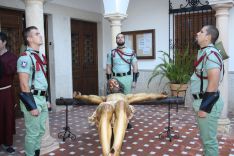 El Cristo de la Buena Muerte, en el Colegio Las Esclavas.  // CharryTV