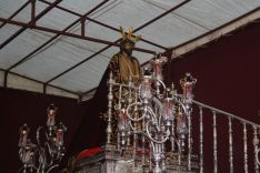 Nuestro Señor Ecce-Homo iba a procesionar por vez primera desde su restauración en el IAPH. // CharryTV