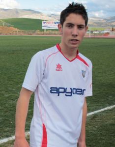 El juvenil Borja tuvo su oportunidad en la segunda mitad, en la que reemplazó a Jairo. // Miguel Ángel Mamely