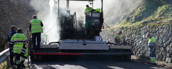 Los trabajos se han iniciado este martes. // Serranía Comunicación Los trabajos se han iniciado este martes. // Serranía Comunicación