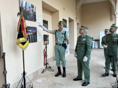 En la imagen, el coronel Sánchez, jefe del 4º Tercio y el general Carreras, jefe de la Brigada de La Legión // CharryTV