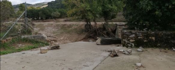 Estado del Pontón días después de la crecida del río hace más de seis años. // CharryTV Estado del Pontón días después de la crecida del río hace más de seis años. // CharryTV