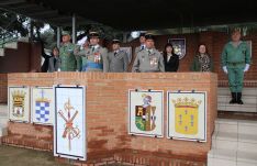 La ceremonia contó con la presencia del coronel del 4º Tercio y la cónsul general de Francia en Sevilla // Manolo Guerrero