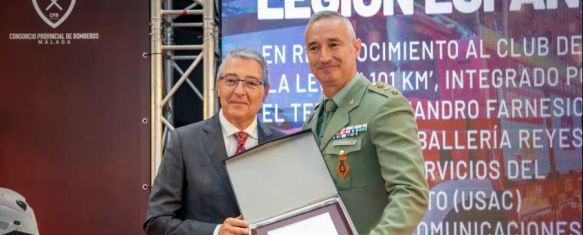 El Consorcio Provincial de Bomberos reconoce a La Legión de Ronda en el día de su patrón, El acto, celebrado en Torremolinos, estuvo presidido por Francisco Salado, presidente de la Diputación de Málaga, 10 Mar 2025 - 16:11