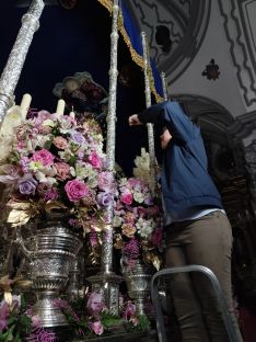 María Santísima Consuelo de las Tristezas contará con una vela dedicada a al colegio hogar La Inmaculada y San José de la Montaña // Laura Caballero