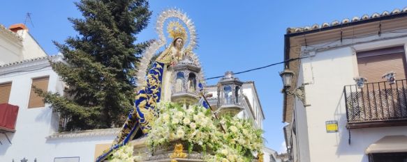 Nuestra Señora de la Paz Coronada se reencuentra con sus fieles en su salida procesional, La Patrona de Ronda recorre las calles de la ciudad en la mañana…, 11 May 2025 - 10:41
