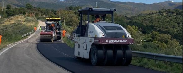 Diputación invierte casi 543.000 euros en mejorar la carretera entre Jubrique y Estepona