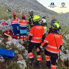 El accidente tuvo lugar en el entorno de Cartajima. // CPB Málaga
