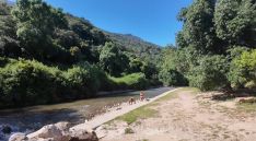 Zona de baño del río Guadiaro a su paso por Jimera de Líbar.  // CharryTV