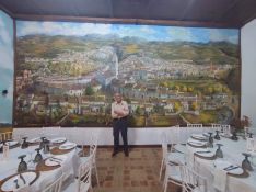 Miguel Durán es el creador del famoso mural.  // CharryTV