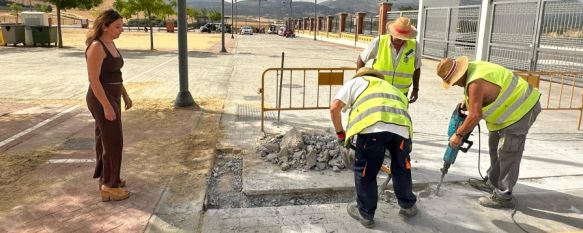Comienzan los preparativos en el recinto Ángel Harillo de cara a la Feria de Pedro Romero, Se van a ajustar las acometidas de agua, mejoras en el hormigón,…, 06 Aug 2025 - 14:36