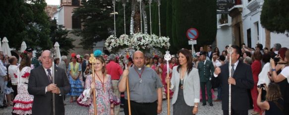 Traslado de la Virgen desde la colegiata de Santa María la Mayor hasta la iglesia de la Merced. // CharryTV