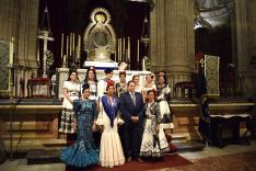 Las Damas Goyescas visitaron a la Virgen de la Paz // Laura Caballero