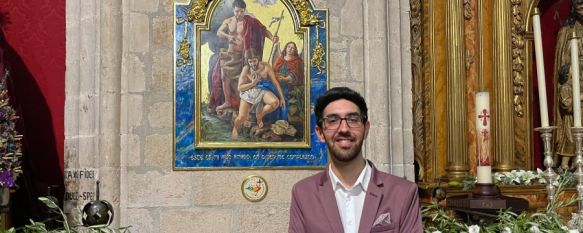 El artista rondeño Alejandro Martín firma el nuevo retablo del baptisterio de Santa María, La pintura ha sido creada en óleo sobre tablas y recuerda a…, 01 Sep 2025 - 17:11