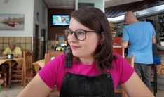 Andrea asegura estar muy orgullosa de su padre.  // CharryTV