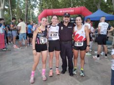 Vencedoras en la categoría femenina.  // CharryTV