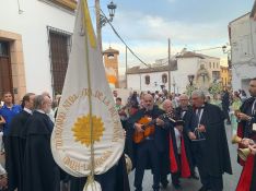 Los hermanos auroreros inundaron con sus rezos cantados los corazones de los allí presentes.  // Alejandro Portillo