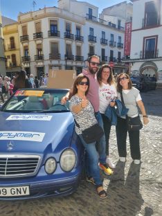 Crespillo ha estado acompañado por su familia // APYMER
