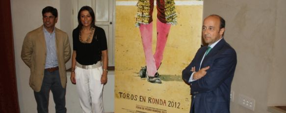 Presentan el cartel de la LVI Tradicional Corrida Goyesca, La ilustración es obra del artista Pedro Moreno-Meyerhoff, 27 Jun 2012 - 17:03
