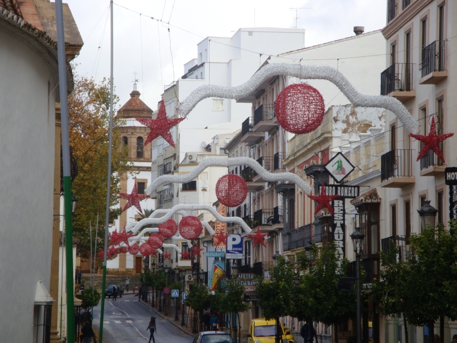 Aspecto que presenta actualmente la Calle Virgen de La Paz.