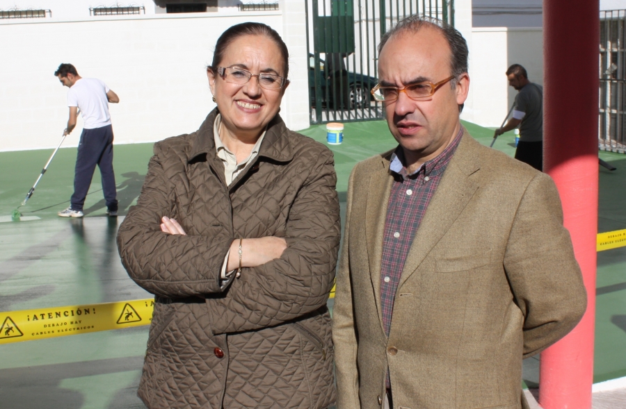 Los alumnos de 3º y 4º de Primaria podrán entrar por el nuevo acceso a partir del lunes.