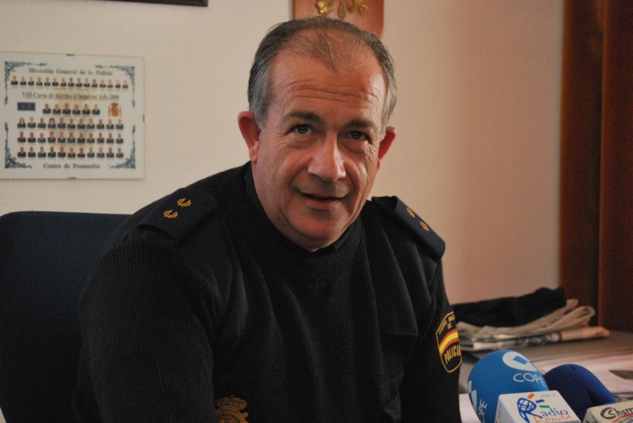 Salvador García, Jefe del Grupo Judicial del Cuerpo Nacional de Policía, ha explicado hoy los detalles de la investigación.