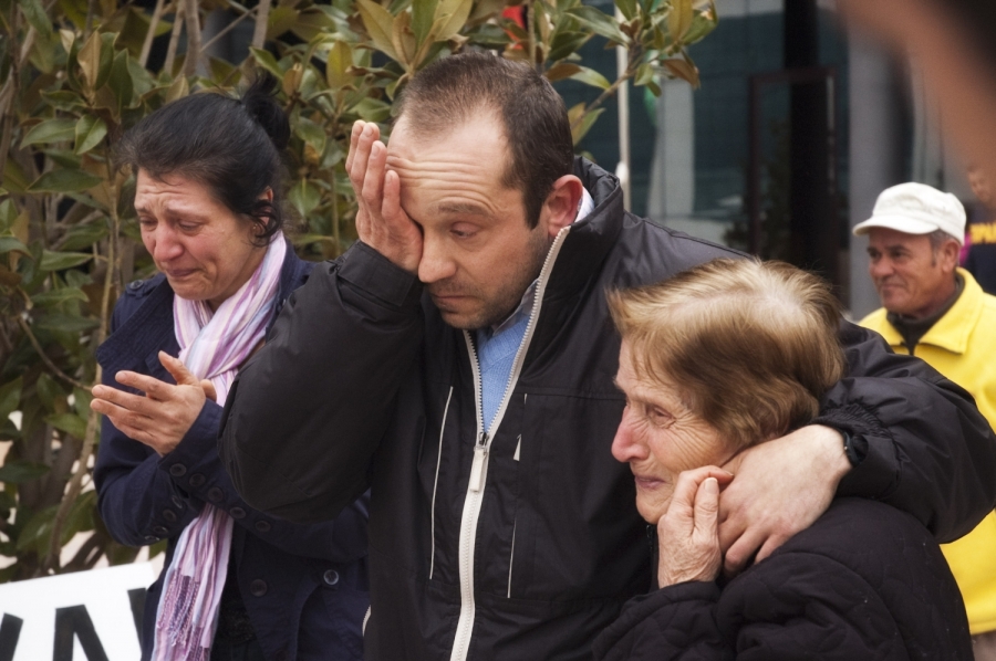 Juan Zalamea, uno de los trabajadores del Infoca, a su salida de los juzgados.