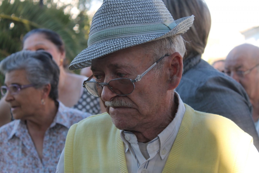 Agustín Sanz Vallecillo, vecino de La Uva.